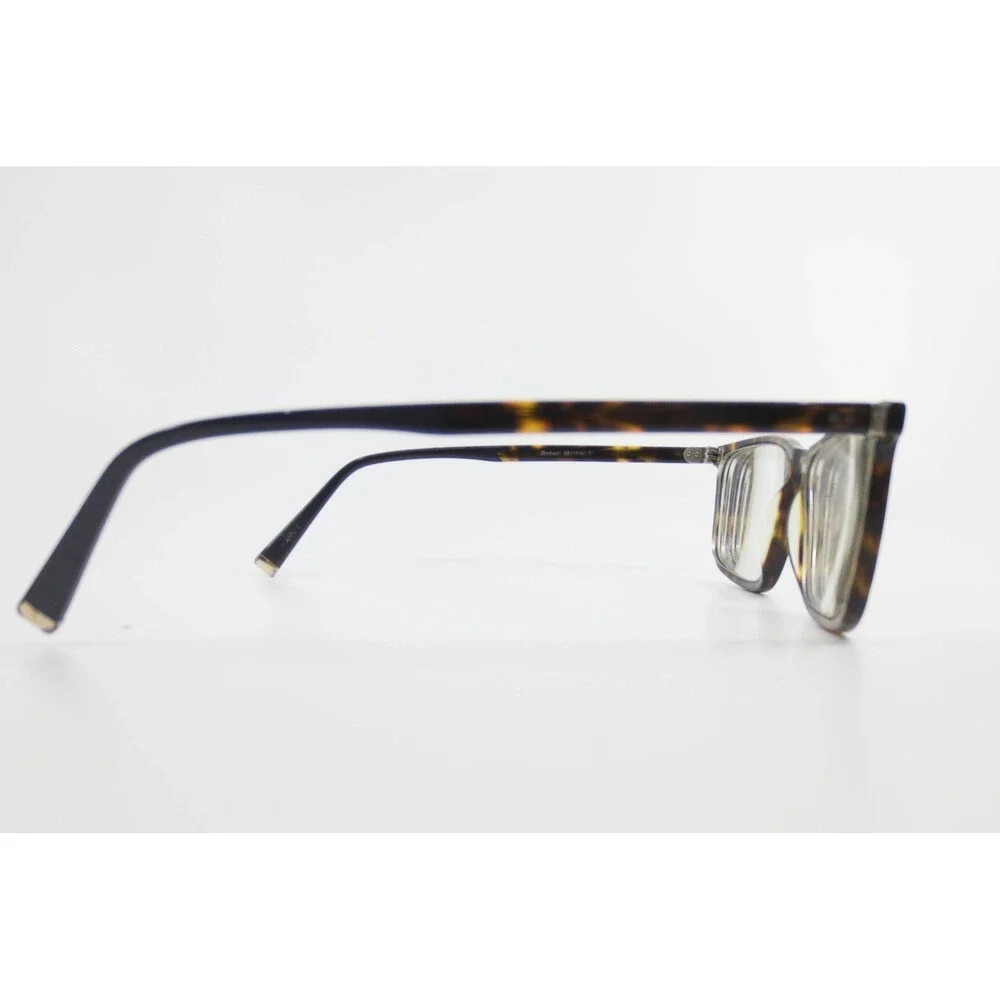 Robert Mitchel XL RMXL 20201 Tortoise Rectangular Eyeglasses Frames 58-17-155